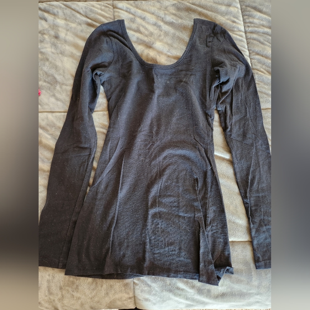 Pacsun Long Sleeve Scoop Neck T-shirt Size XS